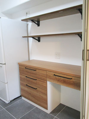 クリナップ　ラクエラでカフェ風キッチンに